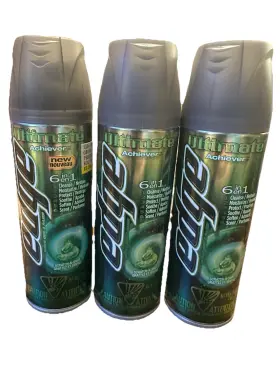 Edge 841058006442 New Ultimate Achiever 6 In 1 Shave Gel 7 Oz Discontinued Lot Of 3