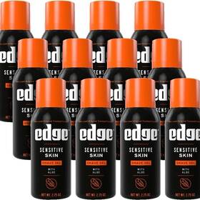 Edge 93041971 Sensitive Skin Shave Gel For Men With Aloe 12 Pack 2.75 Oz Each