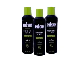 B00joloksy Edge Soothing Aloe Shave Gel Men By 7 Ounce 3 Pack