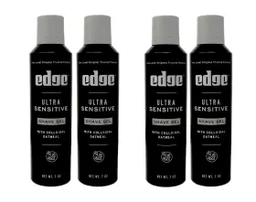 00528 Edgewell Personal Care Edge Shave Gel Ultra Sensitive Fragrance Free 7 Oz Pack Of 4
