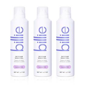 Edgewell Personal Care 744759165299 Billie Skyfoam Shave Gel - Lavender Milk Scent Water-activated Foam Made Wit
