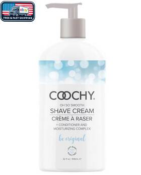 Eldorado 445034337310 Coochy Plus Original Shave Cream 32oz - Rich Lather For Sensitive Skin