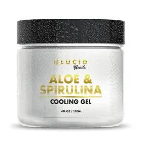 Elucid 791126640835 Blends Aloe And Spirulina Cooling Gel Calms Cools Soothes Irrat