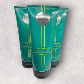 Eos 840044710752 3 X Ultra Protect Sensitive Shave Cream Skin Soothing 24h Hydration 7 Fl Oz