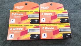 Equate 194346053100 5 Blade Refills With Trimmer 4 Count Packs New