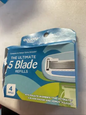 Equate 681131247351 The Ultimate 5 Blade Cartridges 4 Count