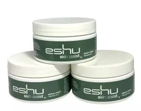 190mls Eshu 339035000046 Skin Assist Shave Cream 190mls/6.4fl.oz. New Lot Of 3