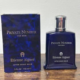 Etienne Aigner 791144442060 Private Number By For Men After Shave Balm 5oz Not Sealed