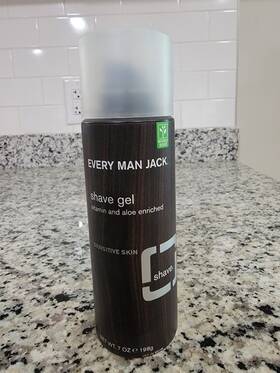 Every Man Jack 878639000421 Shave Gel Sensitive Skin 7 Oz