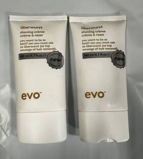 Evo 39563 2 X Uberwurst Shaving Creme 4.7 Ounce Brand New
