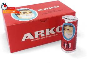 Evyap 445044046080 Arko Shaving Cream Soap Stick - 12 Pieces By