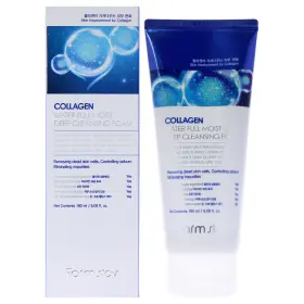 Farmstay 809480770968 Collagen Water Full Moist Deep Cleansing Foam By For Women - 6.08 Oz