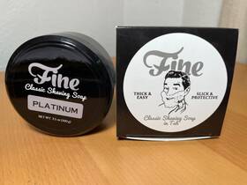 Fine Accoutrements 856518005941 Classic Shaving Soap In Tub Platinum Triple Milled Dutch Made