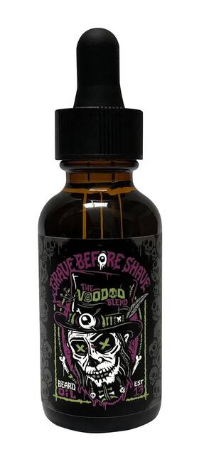 Fisticuffs Llc 850006561292 Grave Before Shave Voodoo Blend Beard Oil 1 Oz. Bottle With Dropper Top Dispense
