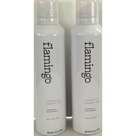 Flamingo 810006471250 - 2x Foaming Shave Gel Conditions And Cushions With Aloe Vera 6.7oz New