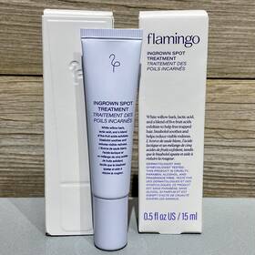 Flamingo 810006475906 Ingrown Spot Treatment 2 Pack 0.5 Fl Oz White Willow Bark Lactic Acid