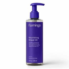 Flamingo 810075083231 Womens Nourishing Shave Oil Coconut And Amber 8 Oz