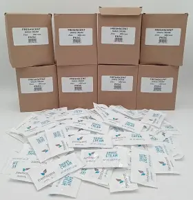 Fresh Scent 085317001506 Freshscent Case Pack 800ct .25oz Paraben Free Shave Cream 8 Lots Of 100