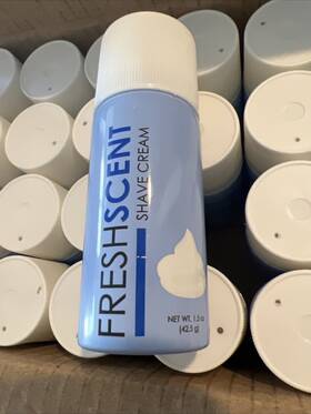 Fresh Scent Asc-15 72 Shave Cream 1.5 Oz Aerosol Cans Case