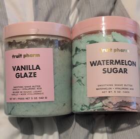 Fruit Pharm 420490 Smoothing Shave Butter Vanilla Glaze And Watermelon Sugar 5 Oz