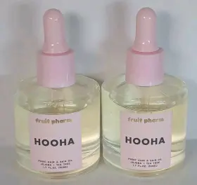 Fruit Pharm 850053397059 2 Pack Hooha Pubic Hair And Skin Oil Jojoba Tea Tree 1.7 Fl Oz