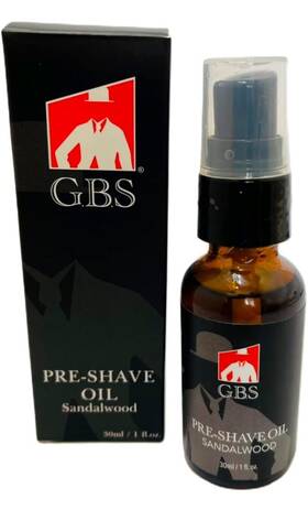 G.b.s 850031901186 Gbs Pre-shave Oil Sandalwood Essential 100% All Natural For Sensitive Skin