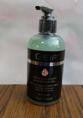 Geir Ness 711376140039 Face Cleanser And Shaving Gel New Sealed 225ml /8 Oz
