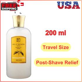 Geo F. Trumper 144228 F. Sandalwood Skin Food 200ml Glycerin-rich Formula Travel Size