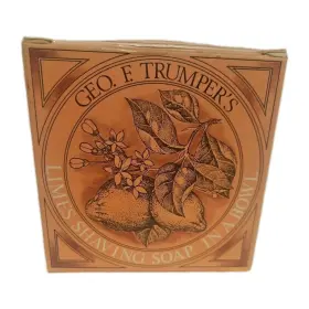 Geo.f. Trumper 589358030303 Sealed Geo. F. Hard Shaving Soap In A Bowl 80g Lime
