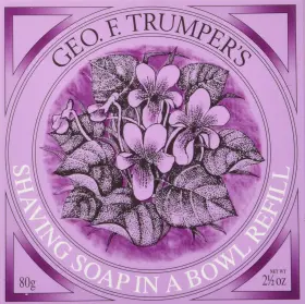 W091089 Geo F. Trumper Violet Shaving Soap Refill 100g