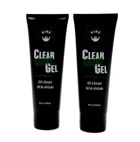 Gibs 810034590022 Clear Shave Gel 4 Oz-2 Pack