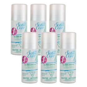 Gillete Gill653788-6 Pack Of 6 New Satin Care Shave Gel Ultra Sensitive 2.5 Ounce