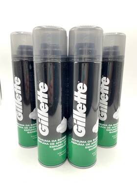 Gillette 014260302764 6 Menthol Foamy Shaving Cream Shave Foam 10 Oz Discontinued Rare Bs257