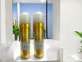 Gillette 047400001428 Set Of 2 Satin Care Olay Shave Gel With Shea Butter 8.4 Oz Ec