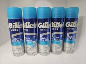 Gillette 047400130715 Series Moisturizing Shave Gel 7oz Each 5 Pack