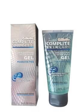 Gillette 047400200050 After Shave Gel Moisturizer Fragrance Free Complete Skin Care Clean 3.4