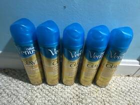 Gillette 047400653894 Lot Of 5 Venus And Olay Shave Gel 7.0 Oz Each Vanilla Cashmere New