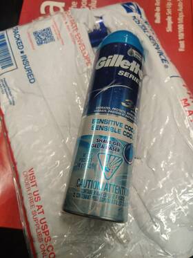 Gillette 047400662209 6 Pk Series 3x Action Sensitive Cool With Menthol Shave Gel Hydrates