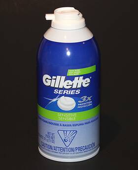 Gillette 047400666191 Series 3x Protection Sensitive Mens Shave Foam 11 Oz. Nos No Cap