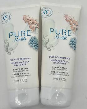 Gillette 047400668195 Pure Venus 12 Oz Deep Sea Minerals Shave Cream For Women Pack Of 2