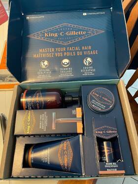 Gillette 047400673731 King C 5 Piece Master Your Facial Hair Set