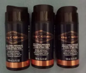 Gillette 047400676169 Set Of 3 King C 100ml Face And Stubble Moisturizer Gillette 047400676169 Set Of 3 King C 100ml Face And Stubble Moisturizer