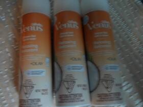 Gillette 047400679085 Venus Shave Gel For Women Relaxing 7 Oz Ea 3 Pack With Coconut Olay