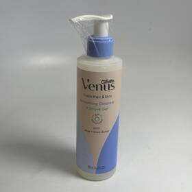 Gillette 047400705395 Venus 2-in-1 Cleanser And Shave Gel For Pubic Hair Skin 6.42 Oz Sealed