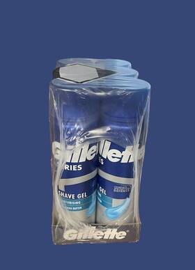 Gillette 0833 Series Moisturizing Shave Gel With Cocoa Butter 200ml Pack Of 6