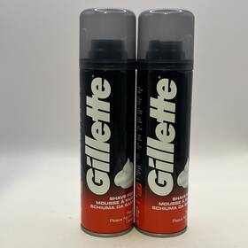 Gillette 0925 2 Original Scent Shave Foam 200ml Each
