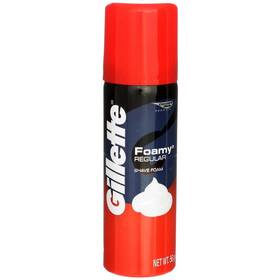 Gillette 191565713358 Foamy Mens Original Comfort Glide Shaving Cream 2.0oz 24 Pack