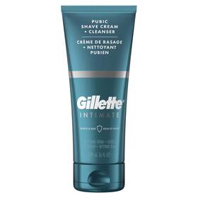 Gillette 474006831744 Male Intimate 2-in-1 Pubic Shave Cream And Cleanser 6 Oz
