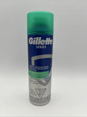 D0905377 Gillette 55576 Series Soothing Shave Gel For Men With Aloe Vera 7oz