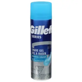 Gillette 685738716623 2 Pack Series Moisturizing Shave Gel Men With Cocoa Butter Classic Scent